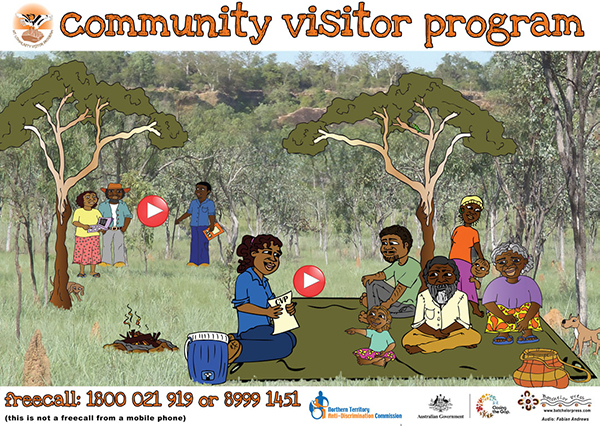 Talking poster - community visitor program